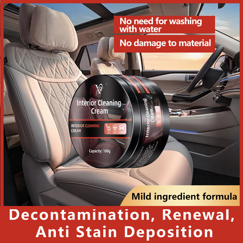 Cross-Border Amazon/AliExpress: Car Interior Cleaner Paste | Seat & Dashboard Stain Remover – Plastic Parts Restoration & Maintenance