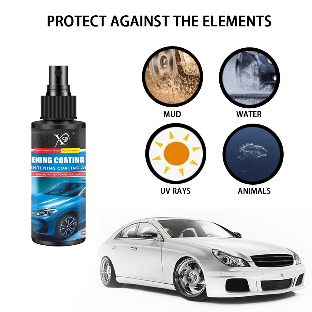 Cross-Border Ceramic Coating Spray | 9H Hardness Nano Crystal Wax – UV Protection, Hydrophobic Shine for Car Paint