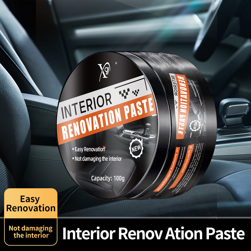 TK/Shopee Cross-Border: Car Interior Restorer Paste | Leather Seat & Dashboard Polish – UV Protection & Anti-Aging