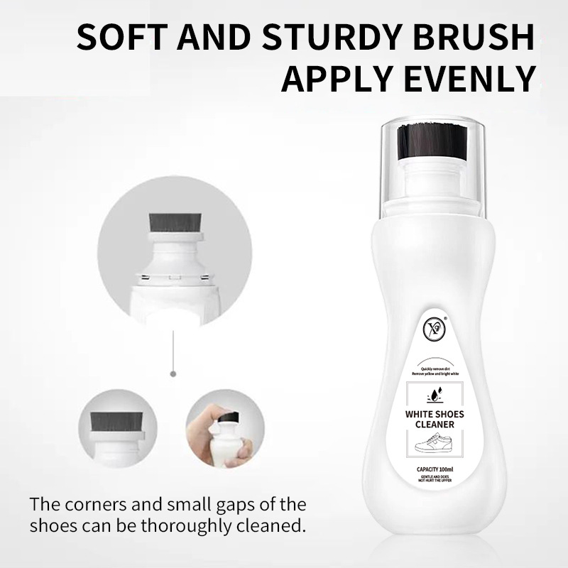 Amazon Cross-Border: White Shoe Cleaner – Water-Free Formula, Instant Stain & Yellowing Removal – Works on Leather, Canvas, Mesh & Suede