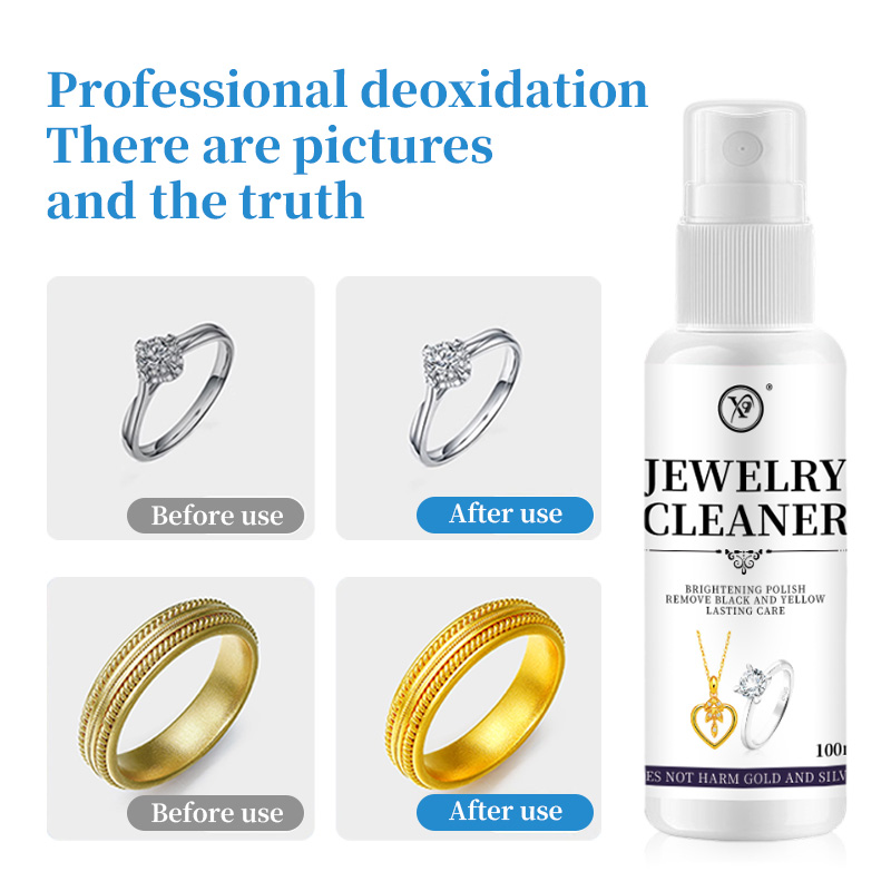 Silver Jewelry Cleaner – Gentle & Anti-Tarnish | Restores Sparkle for Necklaces, Earrings & Rings