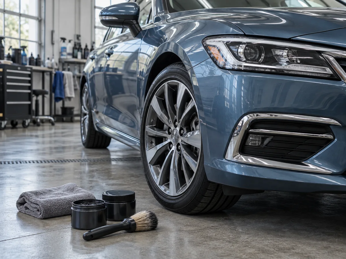 Wheel, Trim & Metal Care application concept