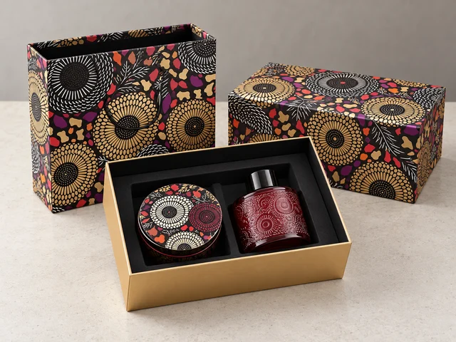 Gift box and fitted product insert concept