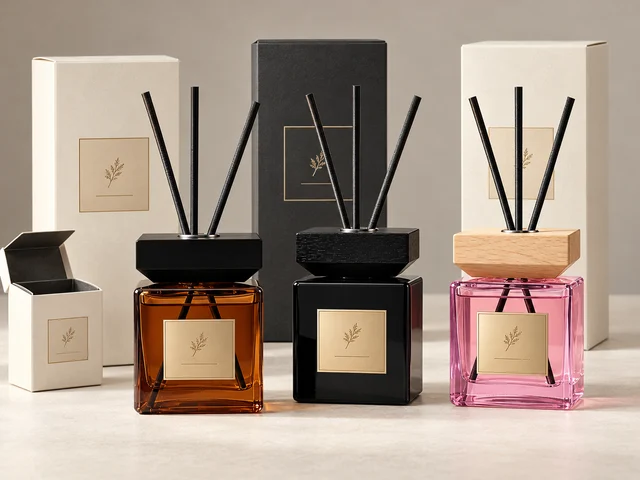 Private Label Reed Diffuser product and packaging concept