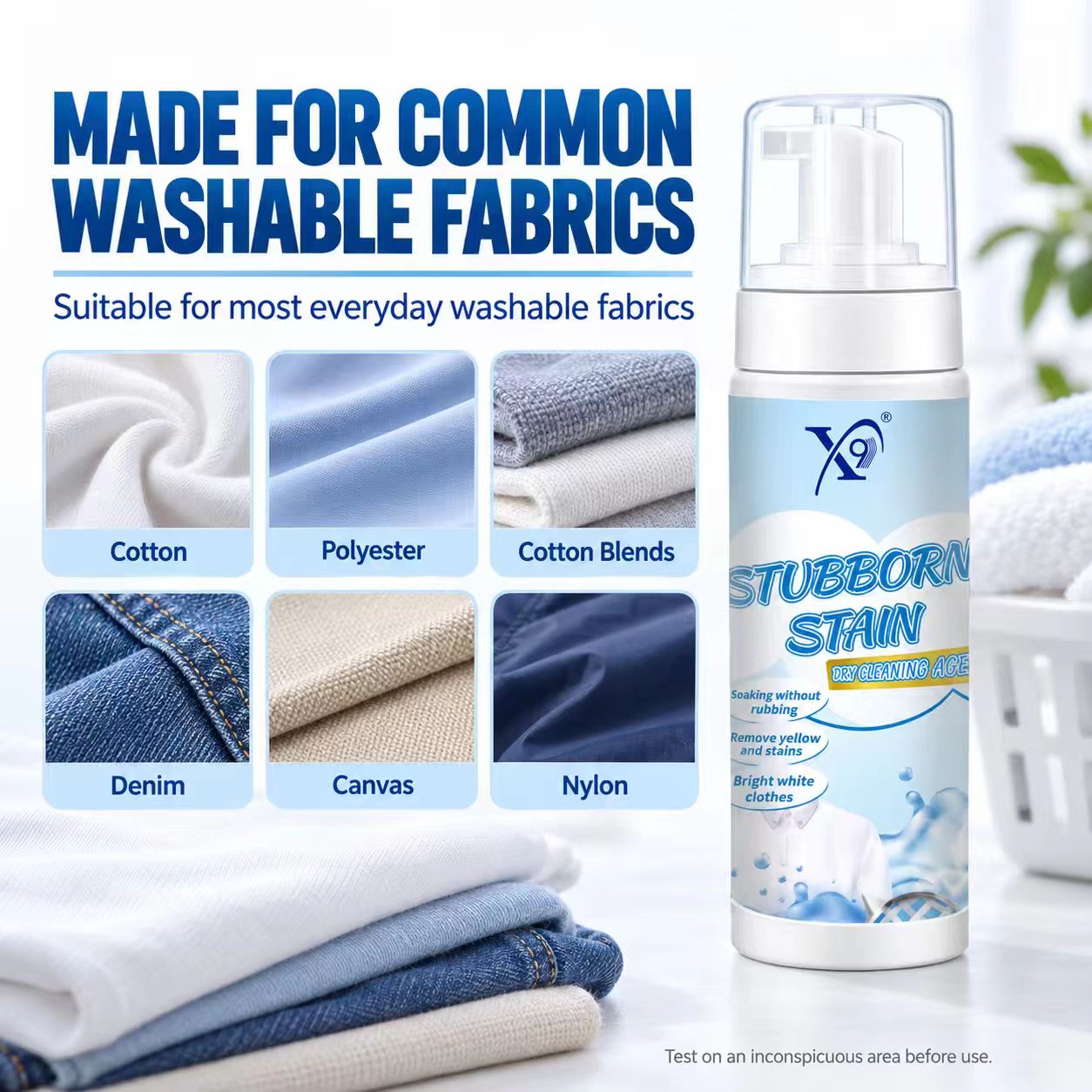 Ready stock foaming fabric stain remover for bulk wholesale orders