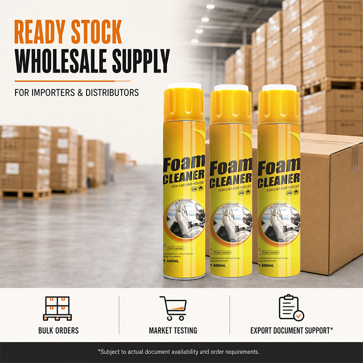 Ready stock 650ml foam cleaner for importers distributors and bulk wholesale orders