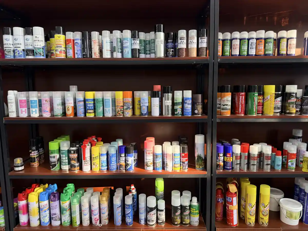 Finished aerosol product example